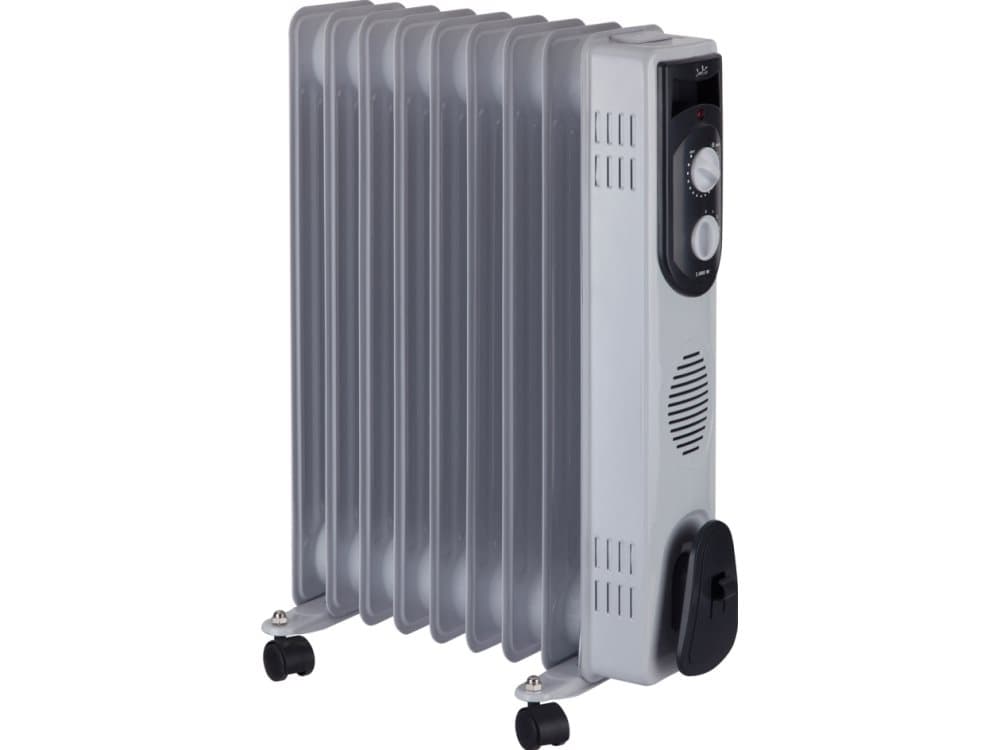 JATA R109, Elektrisk oljevärmare, Olja, inomhus, Grå, Rotations-, 2000 W