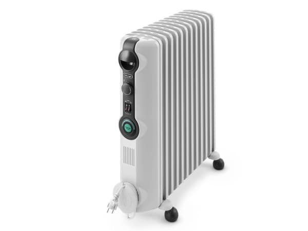 De'Longhi RadiaS TRRS 1225C - Oljeelement - mobil - 2500 W - vit