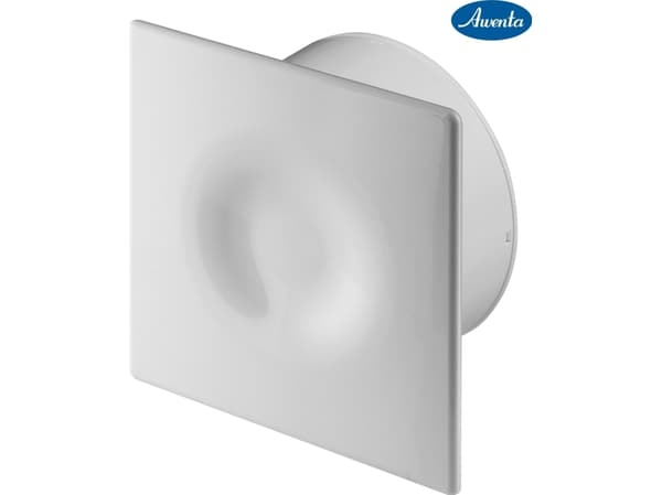 AWENTA Tvåhastighets badrumsfläkt fi100 42/70m3/h 4/6W med timer vit Loop Awenta WL100T