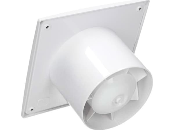 AWENTA vifte To-trinns baderomsvifte Wa fi100 64/85m3/h 5/12W 230V med ledningsbryter hvit Awenta WA100DW