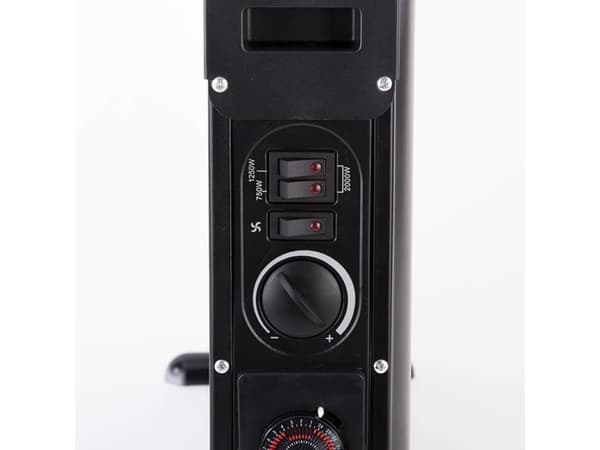 JATA C214T, Elektrisk konvektor-romvarmer, Innendørs, Gulv, Sort, Knapper, 2000 W