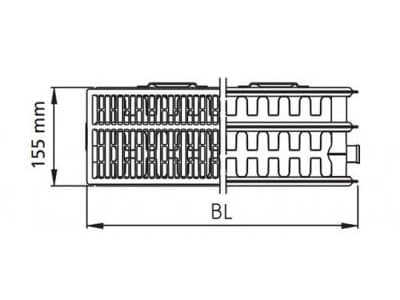 Kermi Therm X2 Profil-K radiator 33 600x900mm FK0330609