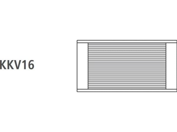 Kermi radiator Kompakt ventilkonvektorradiator KKV16 H = 150 L = 1800