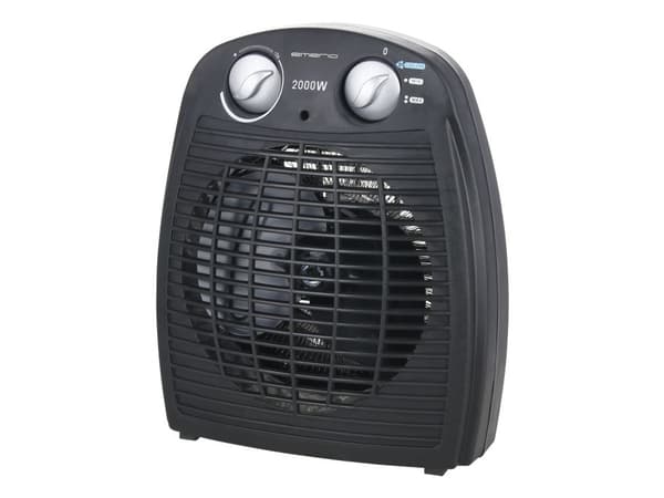 Emerio varmevifte 2000 watt 2 varmetrinn, termostat, 20kvm