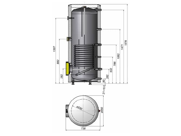 Biawar Heat exchanger Mega W-E 300.81 (10458)