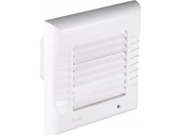AWENTA A-Matic Awenta WM100T fi100mm 95m3/h 16W 230V Kylpyhuonetuuletin ajastimella ja automaattisella sulkimella valkoinen