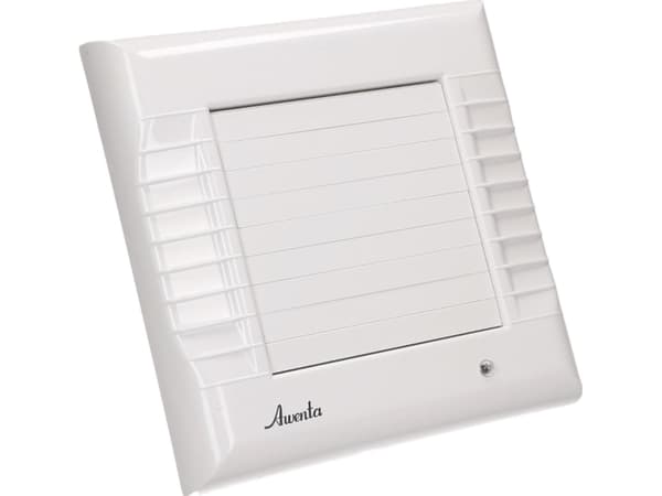 AWENTA A-Matic Awenta WM100T fi100mm 95m3/h 16W 230V Kylpyhuonetuuletin ajastimella ja automaattisella sulkimella valkoinen