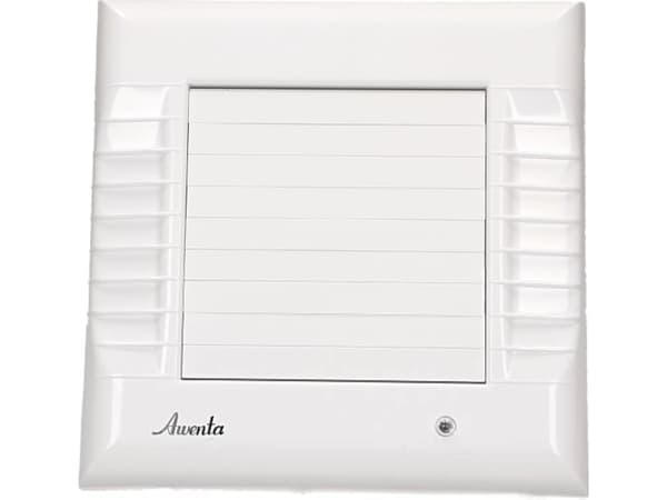 AWENTA A-Matic Awenta WM100T fi100mm 95m3/h 16W 230V badrumsfläkt med timer och automatisk jalusi vit