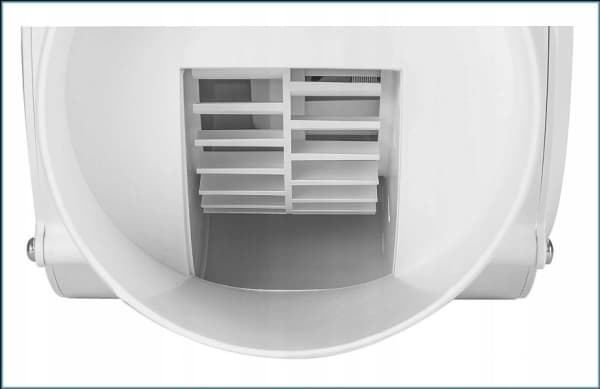 AWENTA Turbiinikanavapuhallin Awenta VTR100DT fi100mm 42/70m3/h 12/22.5W 230V ajastimella valkoinen