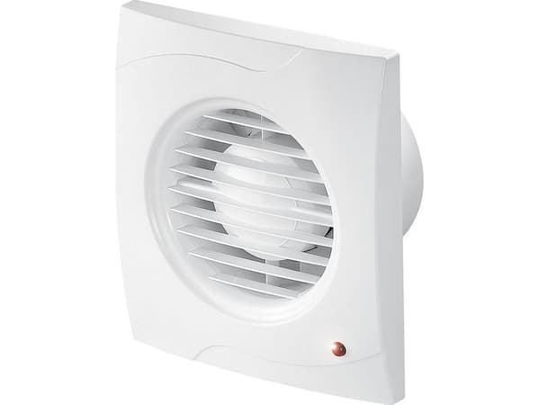AWENTA Silence kylpyhuoneen tuuletin Awenta WZ100F fi100mm 75m3/h 4.4W 230V valokennolla ja ajastimella valkoinen