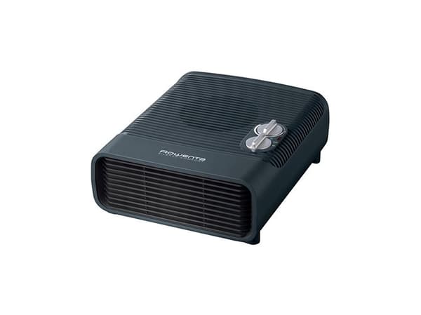 Rowenta Silence Comfort, Sähkökäyttöinen lämpötuuletin, Sisätila, Musta, Hopea, Rotaatio, 2400 W, 1200 W