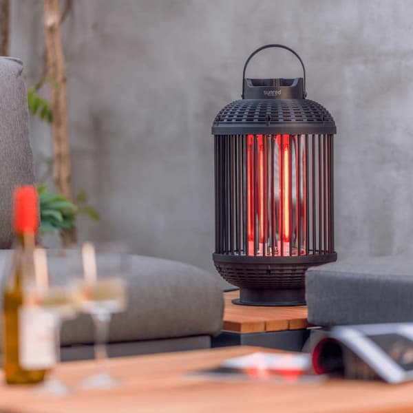 Sunred Bordsvärmare Indox 1200 W halogen svart