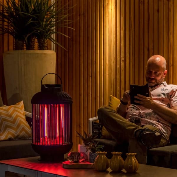 Sunred Bordsvärmare Indox 1200 W halogen svart