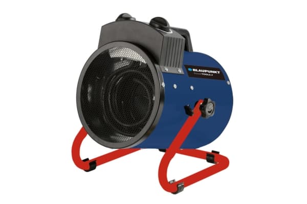 Blaupunkt EH3010, Viftedrevet elektrisk romvarmer, Rustfritt stål, Innendørs, Gulv, Sort, Blå, Rød, Rotasjon Sort, Blå, Rød