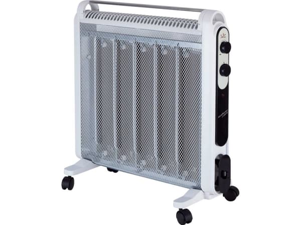 JATA RD227B, Innendørs, Gulv, Sort, Hvit, Rotasjon, 2000 W, 1200 W