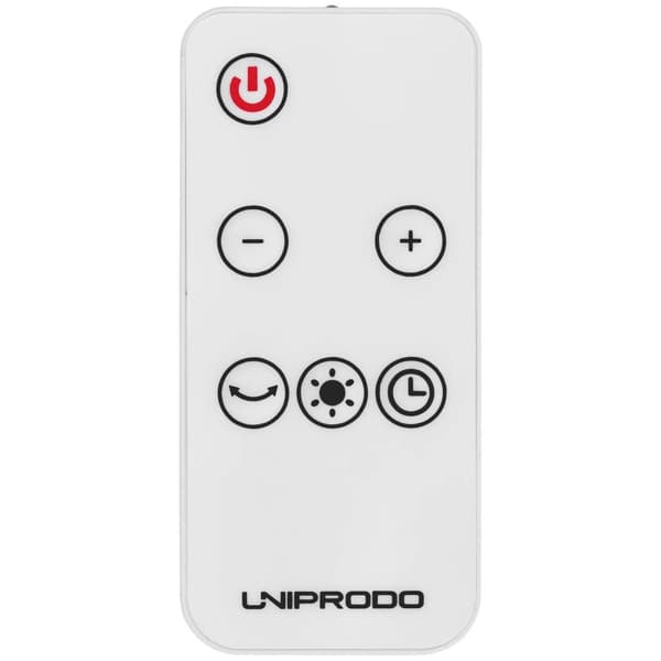 Uniprodo Värmefläkt - 1200/2000 - W - Vridbar - Vit