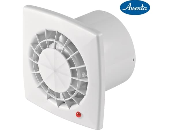 AWENTA vifte Baderomsvifte Vega fi150 225m3/h 17W 230V med fuktighetssensor og tidsforsinkelse Awenta WGB150H