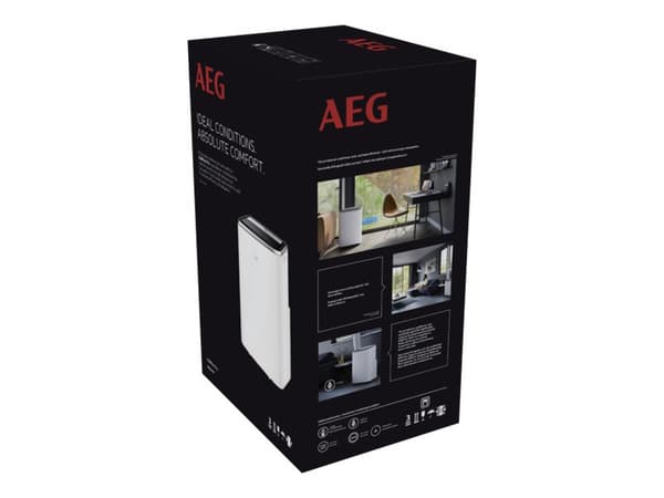 AEG ChillFlex Pro AXP34U338CW - Luftkonditionering - mobil - 2.6 EER - vit