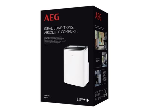 AEG ChillFlex Pro AXP34U338CW - Luftkonditionering - mobil - 2.6 EER - vit