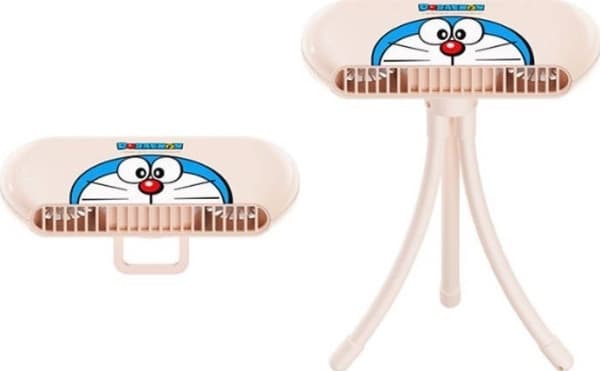 Remax Doraemon Boqin F3 tuuletin (vaaleanpunainen)