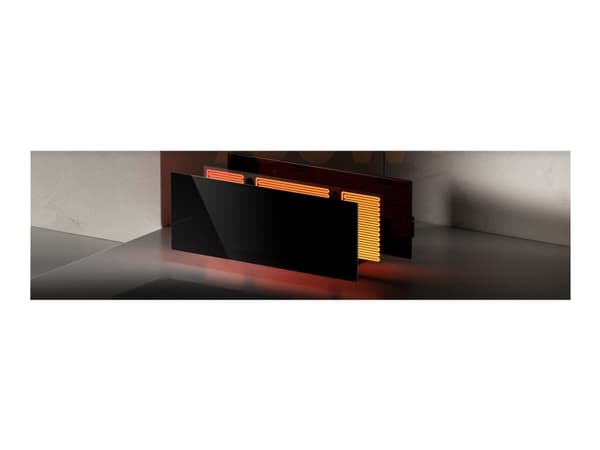 AENO Premium Eco Smart AGH0004S - Varmer - frittstående, veggmontert - 760 W - perlesort Sort