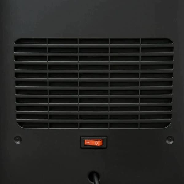 Rootz-tilanlämmitin - Sähkölämmitin - 3 tilaa - 10-49°c - Kaukosäätimellä - Led Flames Vapaasti seisova - Musta - 33,7 x 25,5 x 60,4 cm