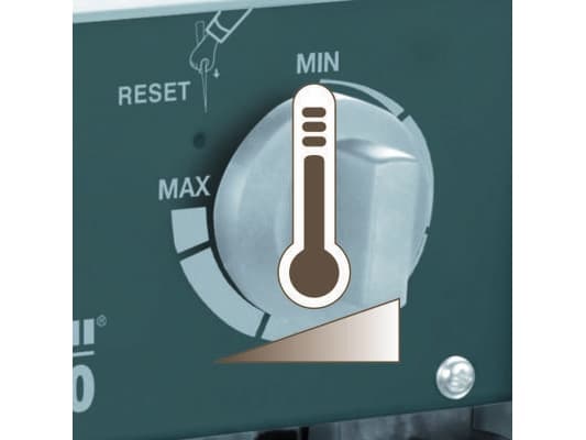 Einhell EH 5000, Elektrisk värmefläkt, inomhus, Golv, Grön, Grå, Metall, Rotations-