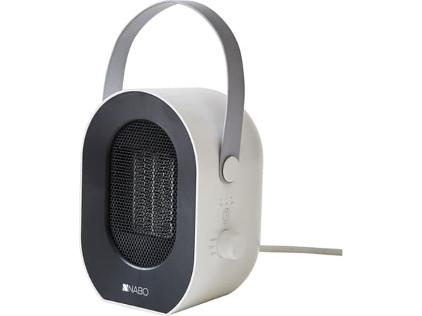 Nedis NABO HT 650 Ceramic Fan Heater creme/white Valkoinen