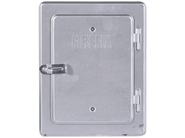 Firefix 2093 Eldstadsdörr Silver
