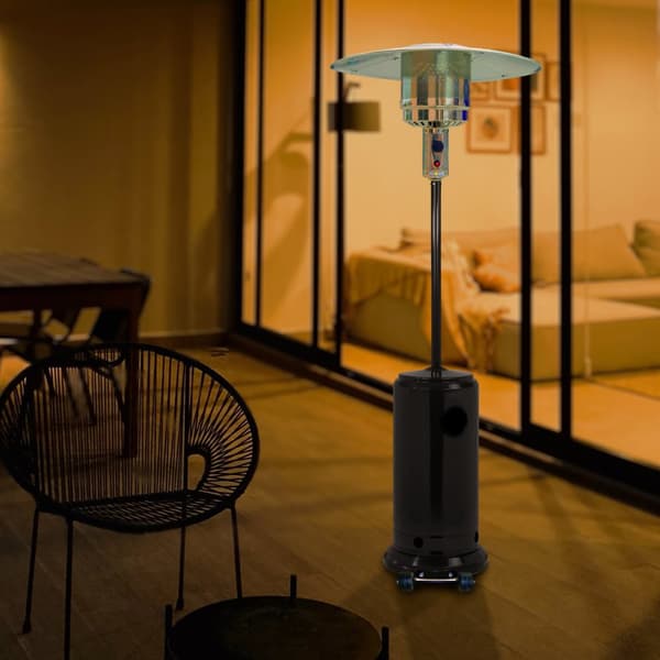 Fornorth Terrassevarmer Stående Patio 13kW drevet av gass, svart