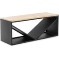 Miniatyrbillede 1 af 2: Brændestander med bænk og sæde 104 x 35 x 41 cm