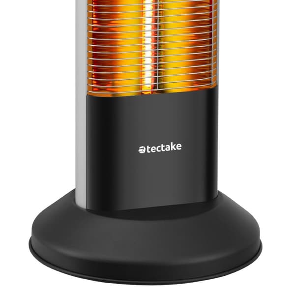 Infrarød varmelampe Solaris Terra 1500W med timerfunktion - sort