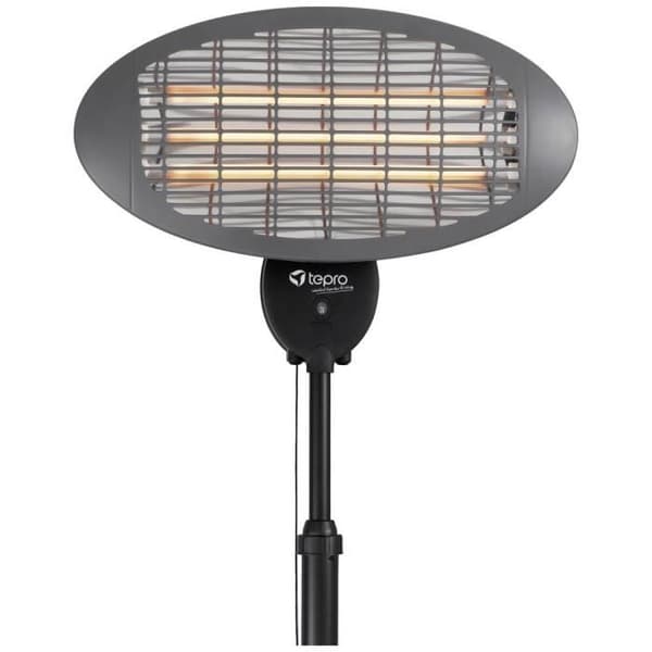 Terrassvärmare - tepro - 2000 W - Svart - El