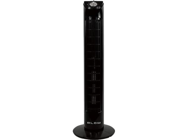 Kolonnfläkt 80W SVART