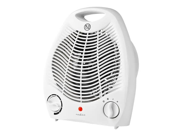 Nedis - Varmevifte - bordtopp, frittstående - 2 kW - hvit