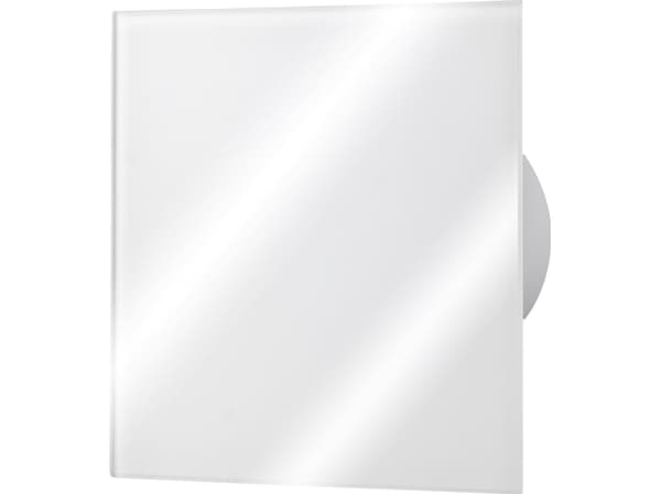 Orno Glaspanel för fläktar och galler, blank vit
