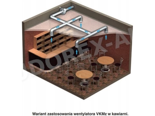 Puhallin, korkeapaine VENT VKMZ160 Keskipakopuhallin, teräskotelo