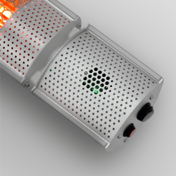 Infrarød varmelegeme Heatum H2000R Urban Silver