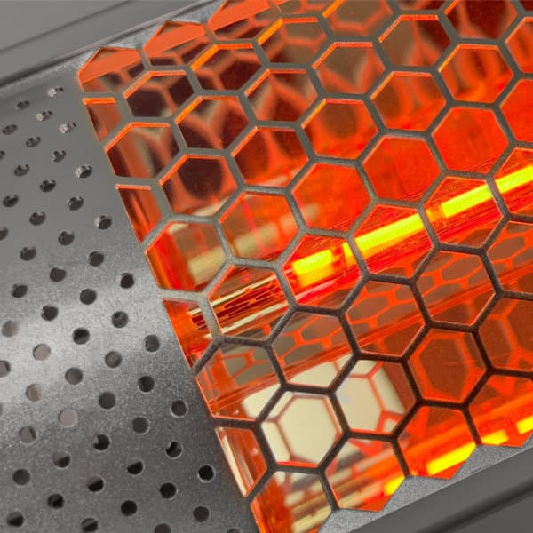 Infrarød varmelegeme Heatum H2000R Urban Silver