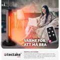 Miniatyrbild 8 av 11: Infravärmare Solaris Terra 1500W med timerfunktion - svart