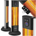 Miniatyrbild 1 av 11: Infravärmare Solaris Terra 1500W med timerfunktion - svart