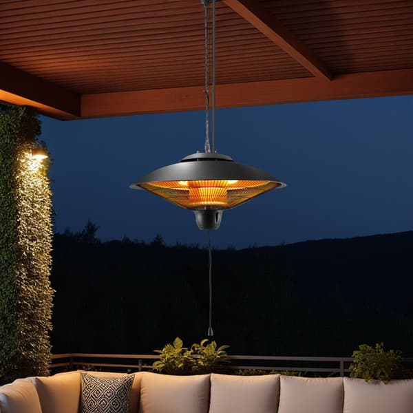 Infravärmare Solaris Orbit 2500W, aluminiumhölje - svart
