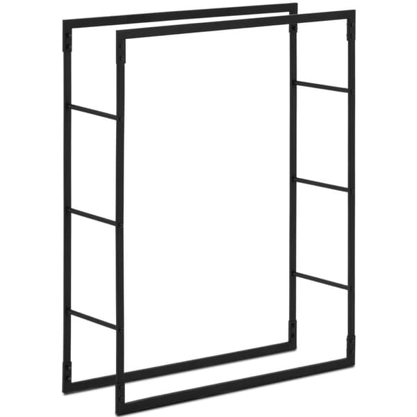 Metallinen suorakaiteen muotoinen polttopuuteline LOFT 40 kg asti 80 x 25 x 100 cm