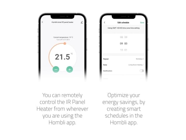 Hombli smartes Infrarot Heizpanel 2024, 350W
