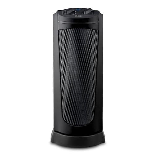 Ceramic Fa Heater Tower 2000W Black