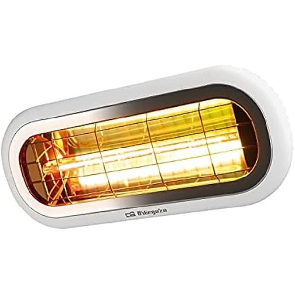 Infraröd spis - ORBEGOZO - PHF 55 - 2000W - Omedelbar värme - Väggstöd ingår Vit