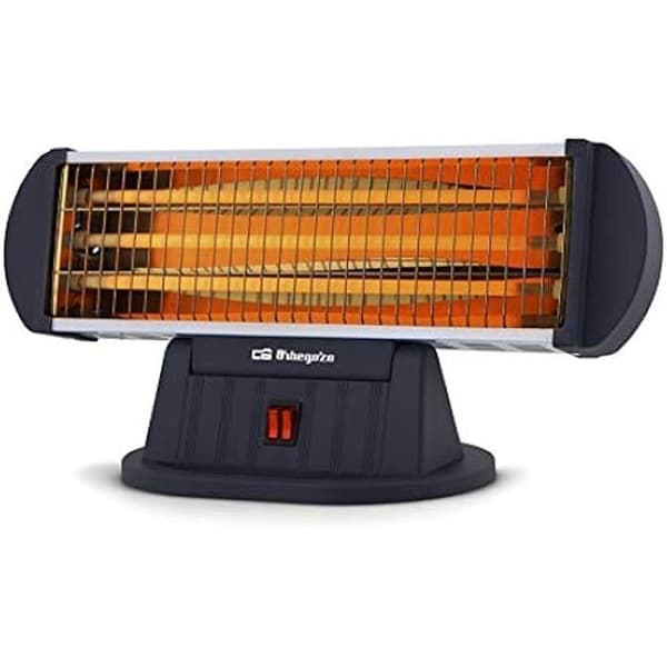 Orbegozo BP 0204 kvartskamin - 3 effektnivåer - Omedelbar värme - Anti-tiltsystem 1200 W