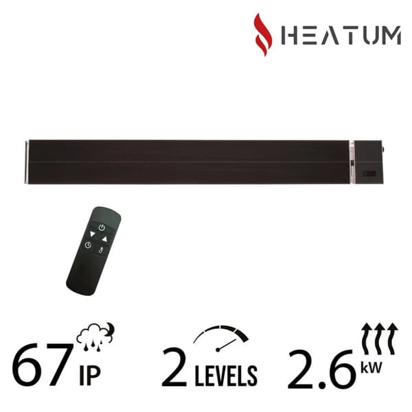 Infrarød varmelegeme Heatum H2600R Evolution
