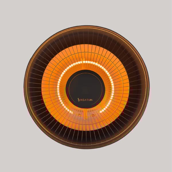 Infrarød varmelegeme Heatum H2000R Verse sort