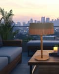 Miniatyrbilde 4 av 8: Elektrisk terrassevarmer Grå Stål 1500 W Halogen Bærbar Hage Tilbehør Varmelampe